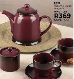 Table Charm Direct TC Rosanna Grape Teapot offer