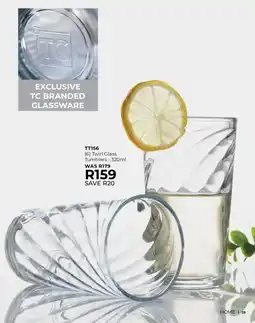 Table Charm Direct TC Twirl Glass Tumblers offer