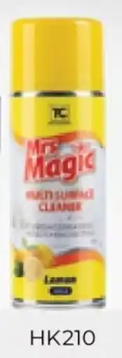 Table Charm Direct TC Mrs Magic Multi Surface Spray Lemon offer