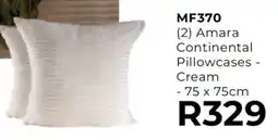 Table Charm Direct TC Amara Continental Pillowcases offer