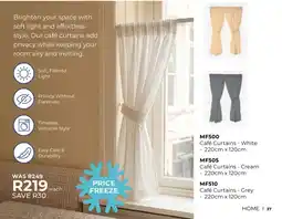 Table Charm Direct TC Café Curtains offer