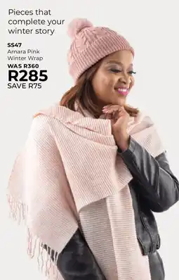 Table Charm Direct TC Amara Pink Winter Wrap offer