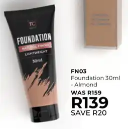 Table Charm Direct TC Foundation offer