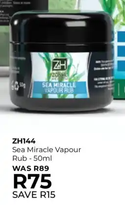 Table Charm Direct Zonke Healing Sea Miracle Vapour Rub offer