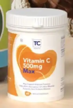 Table Charm Direct TC Vitamin C Max 500mg Capsules offer