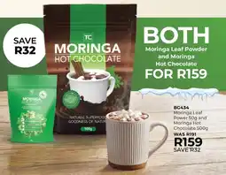 Table Charm Direct TC Moringa Leaf Power and Moringa Hot Chocolate offer