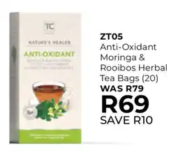 Table Charm Direct TC Anti-Oxidant Moringa & Rooibos Herbal Tea Bags offer