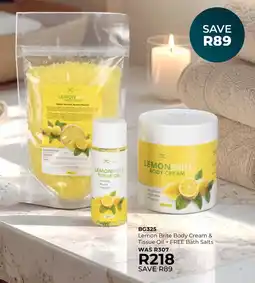 Table Charm Direct TC Lemon Brite Body Cream & Tissue Oil offer