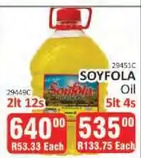 KitKat Cash and Carry SOYFOLA Oil 2lt 12s offer