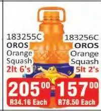 KitKat Cash and Carry OROS Orange Squash 2lt 6's offer