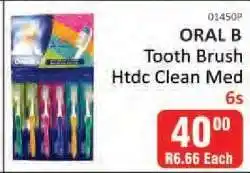 KitKat Cash and Carry ORAL B Tooth Brush Htdc Clean Med 6s offer