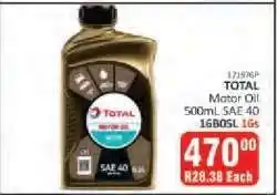 KitKat Cash and Carry TOTAL Motor Oil offer