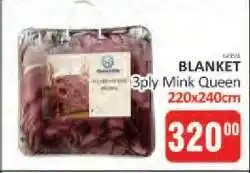 KitKat Cash and Carry BLANKET 3ply Mink Queen offer