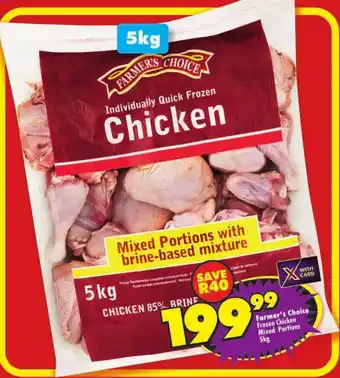 Shoprite Farmer's Choice Frozen Chicken Mixed Portions offer