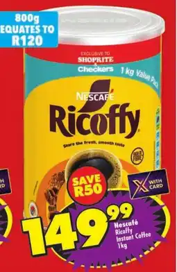Shoprite Nescafé Ricoffy Instant Coffee offer