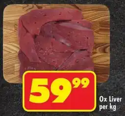 Shoprite Ox Liver offer