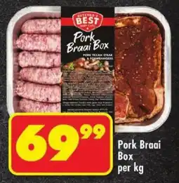 Shoprite Pork Braai Box offer