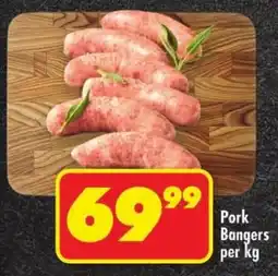 Shoprite Pork Bangers offer