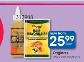 Originals Hair Care Products