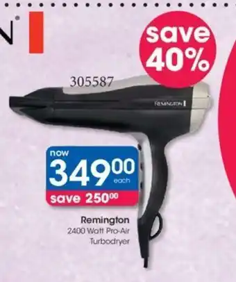 Clicks Remington 2400 Watt Pro-Air Turbodryer offer