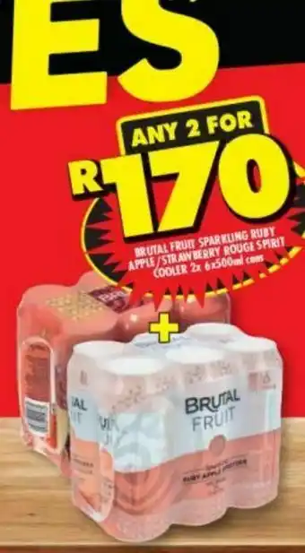 Shoprite Brutal fruit coolers 2 offer