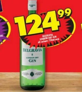 Shoprite Belgravia gin offer