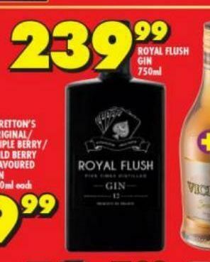 Royal flush gin