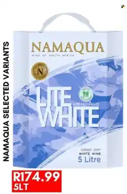 Prestons Namaqua Lite White offer