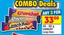 DB Cash And Carry Cadbury Large Bars offer