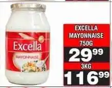 Advance Cash n Carry EXCELLA MAYONNAISE 750g offer