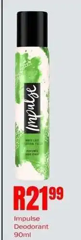 Supa Store Impulse Deodorant offer