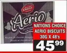 Advance Cash n Carry NATIONS CHOICE AERIO BISCUITS offer