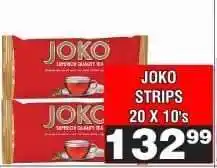 Advance Cash n Carry JOKO STRIPS 20 X 10's offer