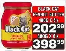 Advance Cash n Carry BLACK CAT PEANUT BUTTER 400G X 6's offer
