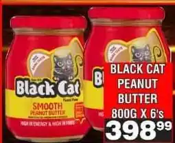Advance Cash n Carry BLACK CAT PEANUT BUTTER 800G X 6's offer
