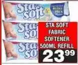 Advance Cash n Carry Sta Soft Fabric Softener 500ml Refill offer