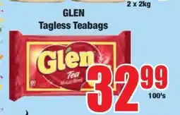 Boxer GLEN Tagless Teabags offer