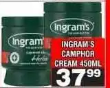 Advance Cash n Carry INGRAM'S CAMPHOR CREAM 450ml offer