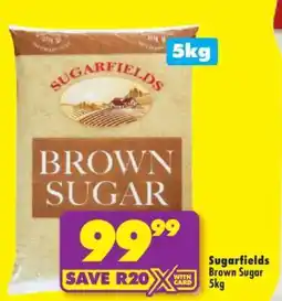 Shoprite SUGARFIELDS BROWN SUGAR 5kg offer