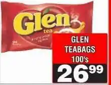Advance Cash n Carry GLEN TEABAGS 100's offer