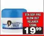Advance Cash n Carry STA SOF FRO Blow Out Relaxer 125ml offer