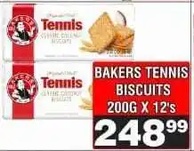 Advance Cash n Carry BAKERS TENNIS BISCUITS 200G X 12's offer