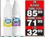 Advance Cash n Carry JIK BLEACH 1.5L offer