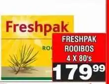Advance Cash n Carry FRESHPAK ROOIBOS 4 X 80's offer