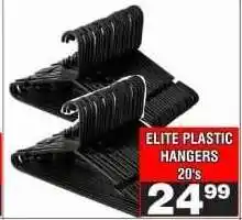 Advance Cash n Carry ELITE PLASTIC HANGERS 20's offer