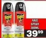 Advance Cash n Carry RAID SPRAY 300ML offer