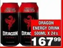 Advance Cash n Carry Dragon Energy Drink 500ml x 24's offer