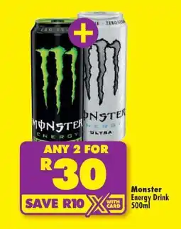 Shoprite Monster Energy Drink 500ml offer