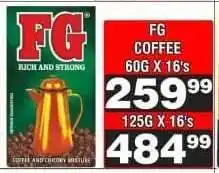 Advance Cash n Carry FG COFFEE 60G X 16's offer