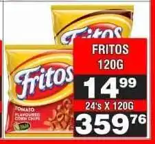 Advance Cash n Carry FRITOS 120G offer